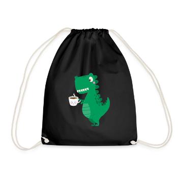café rex Kaffesaurus rex - Sac de sport léger - noir - Devant