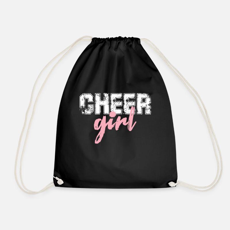 Cheerleader Mädchen - Turnbeutel - Schwarz