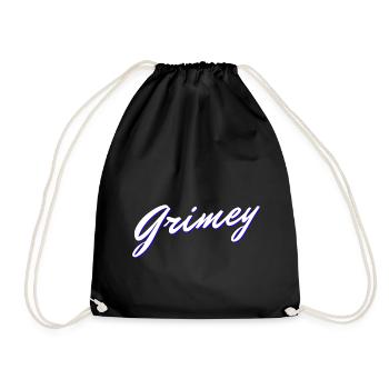 Grimey HIP HOP WEAR - Sac de sport léger - noir - Devant