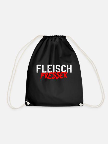 Fleischfresser - Turnbeutel - Schwarz