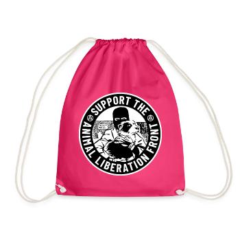 Support The A.L.F. - Turnbeutel - Fuchsia - Vorne