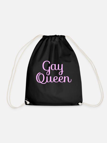 GAY QUEEN - Turnbeutel - Schwarz