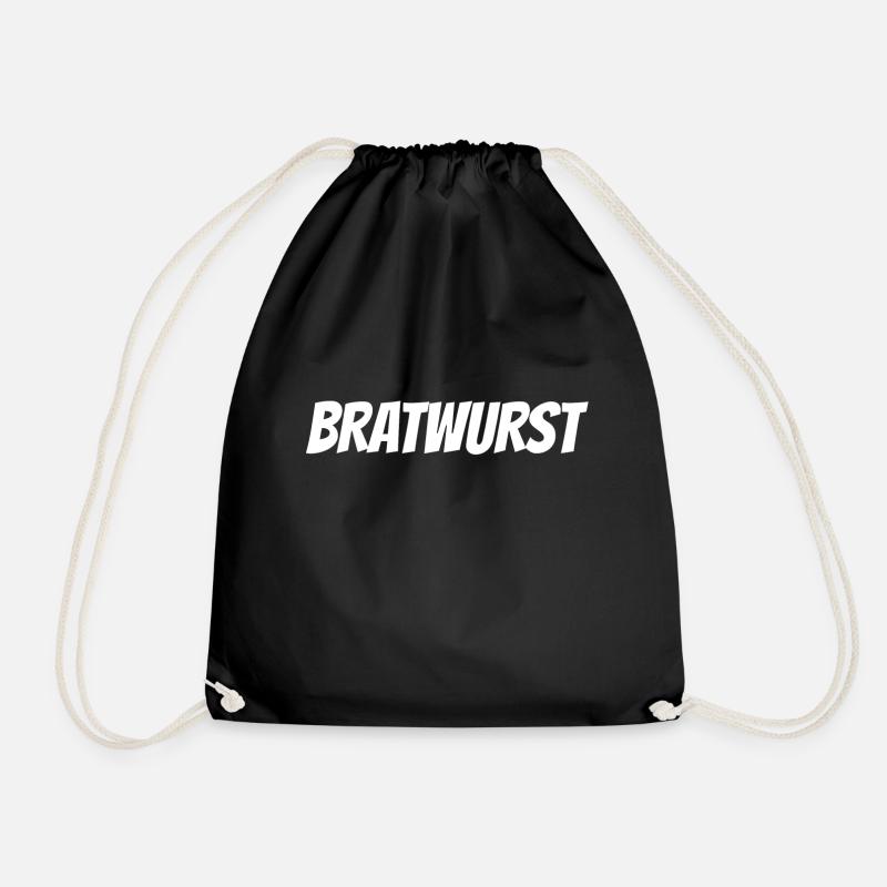 Bratwurst - Turnbeutel - Schwarz