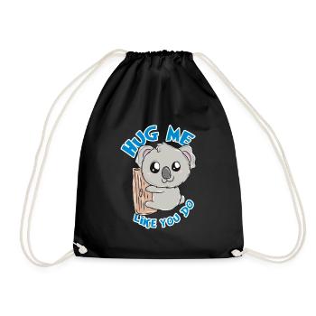 Koala - Turnbeutel - Schwarz - Vorne