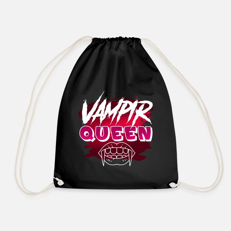 Halloween Vampir - Turnbeutel - Schwarz