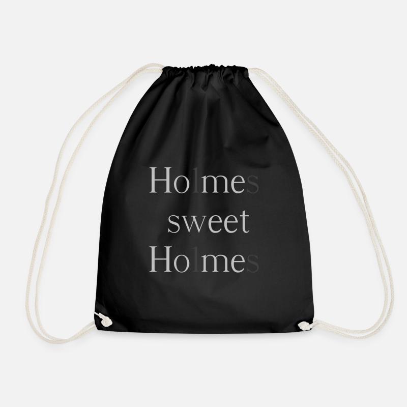 Holmes, sweet Holmes - Drawstring Bag - black