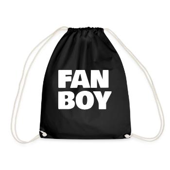 Fan Boy - Turnbeutel - Schwarz - Vorne