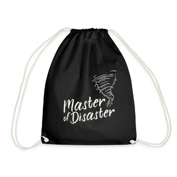 Master of Disaster - Turnbeutel - Schwarz - Vorne