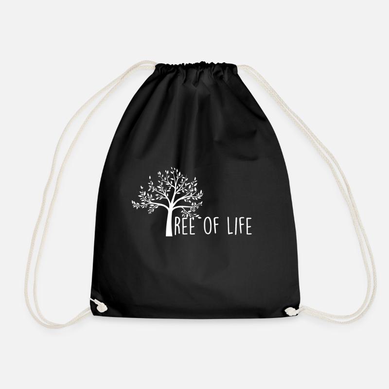 Tree of life. Baum des Lebens - Turnbeutel - Schwarz