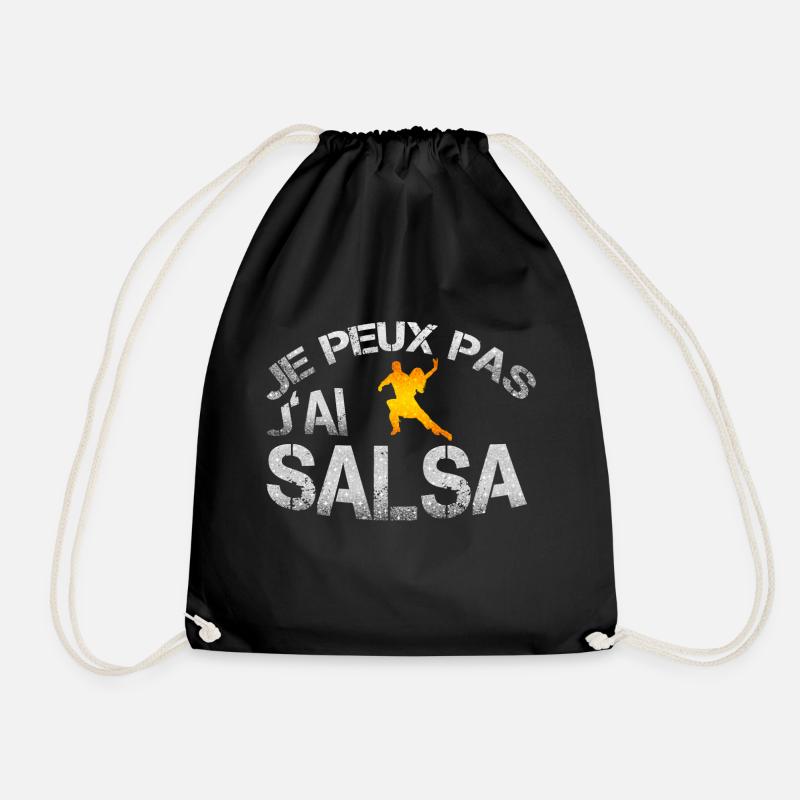 salsa - Turnbeutel - Schwarz