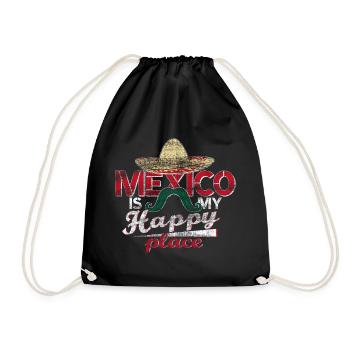 Idée cadeau Mexique - Sac de sport léger - noir - Devant