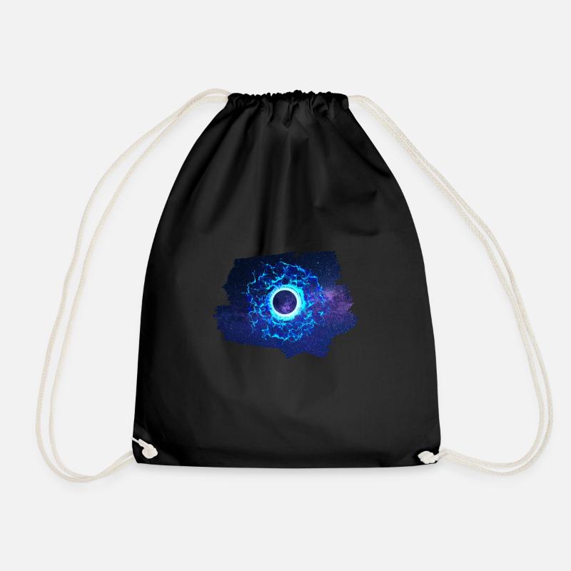 Black Hole - Astronomy - Drawstring Bag - black