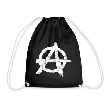 anarchie - Sac de sport léger - noir - Devant