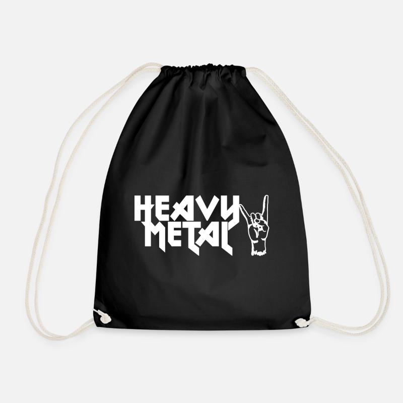 Heavy Metal - Turnbeutel - Schwarz