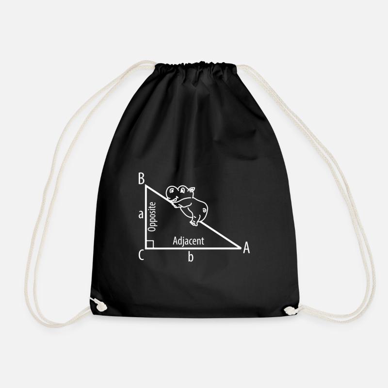 Satz des Pythagoras - Turnbeutel - Schwarz