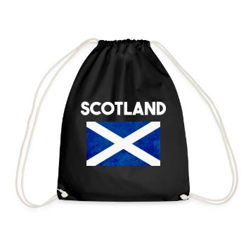 Schottland - Turnbeutel - Schwarz - Vorne