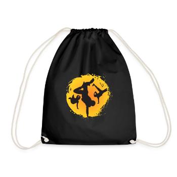 Breakdance. Cool. Sports. - Drawstring Bag - black - Front