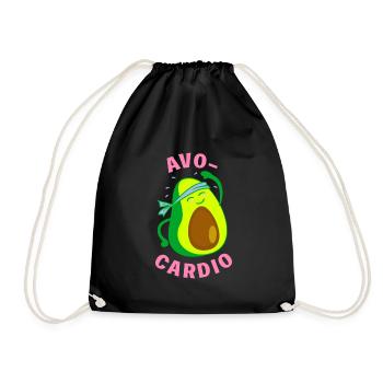 Avo Cardio - Turnbeutel - Schwarz - Vorne