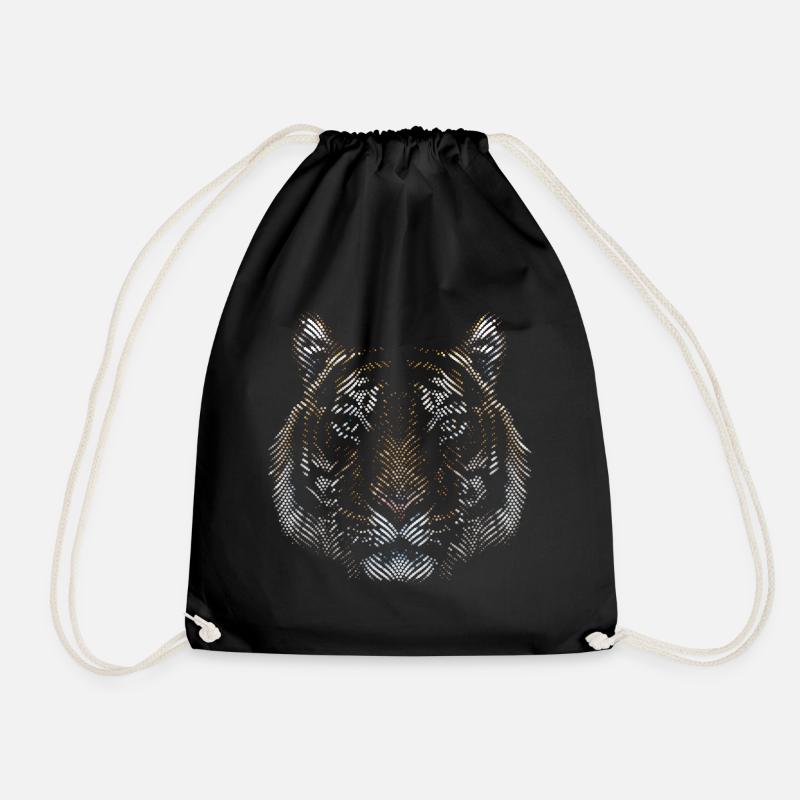 Tiger - Turnbeutel - Schwarz