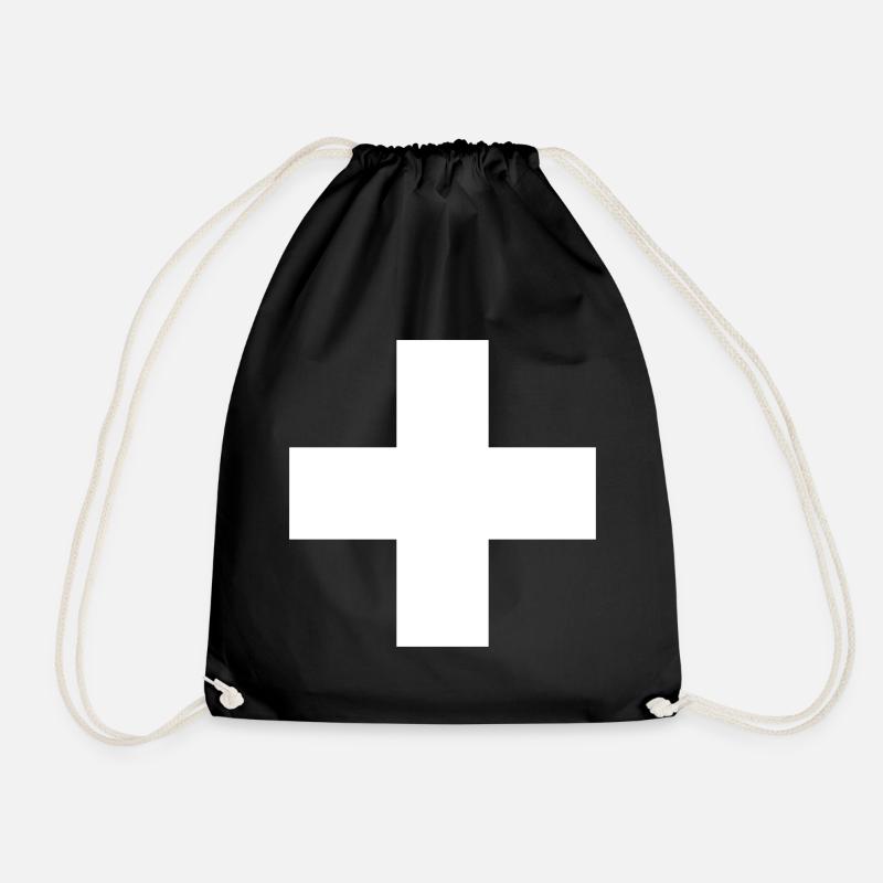 Croix suisse - Sac de sport léger - noir