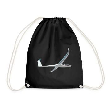 Planeur vol planeur planeur - Sac de sport léger - noir - Devant