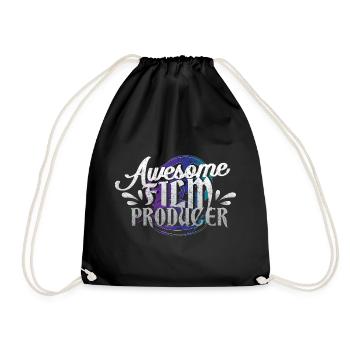 Filmemacher Kino Geschenk - Turnbeutel - Schwarz - Vorne