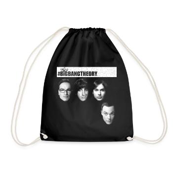 The Big Bang Theory Clever Heads Team - Drawstring Bag - black - Front