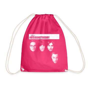 The Big Bang Theory Têtes Geek - Sac de sport léger - fuchsia - Devant