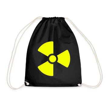 Radioactive design - Drawstring Bag - black - Front