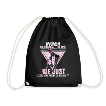 Nettoyage ménager - Sac de sport léger - noir - Devant