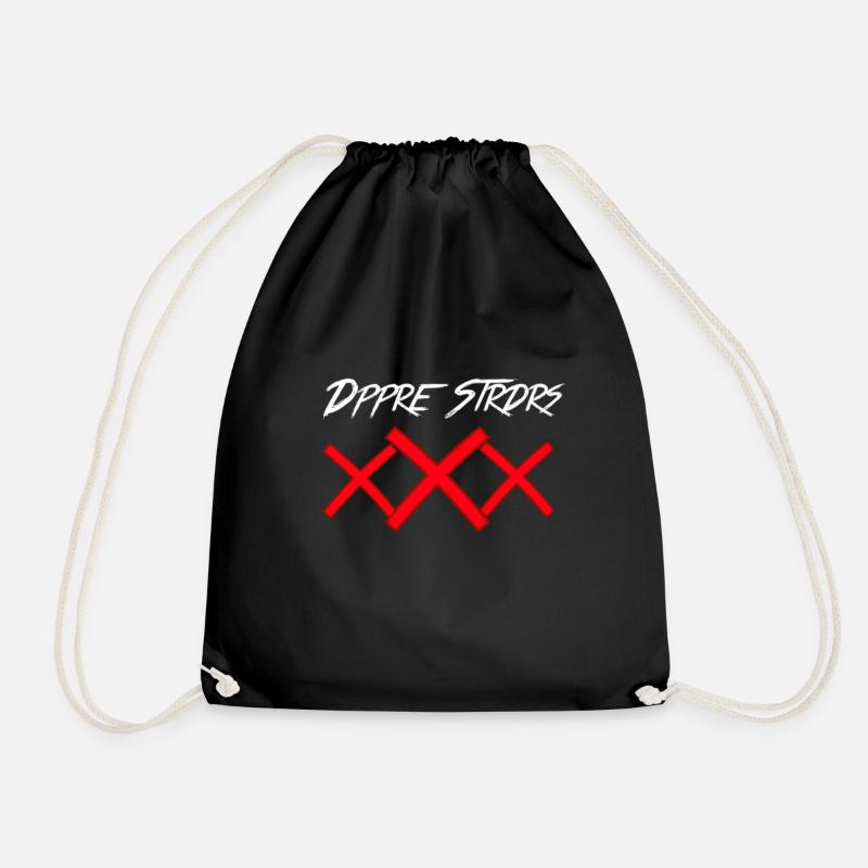 Brave Warriors - Drawstring Bag - black