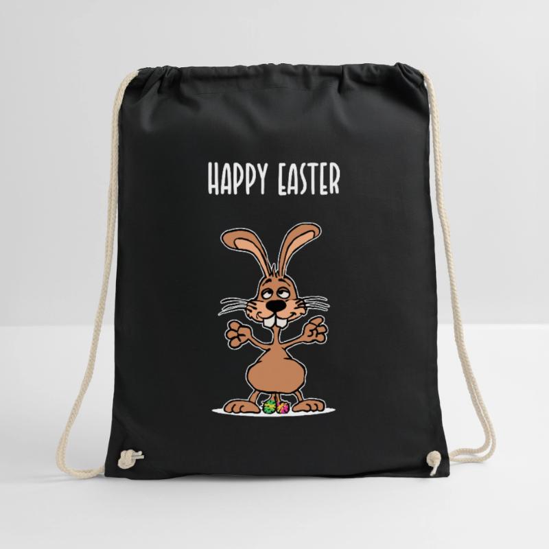 Funny Easter Bunny Funny Saying Easter Bunny Easter Drawstring Bag
