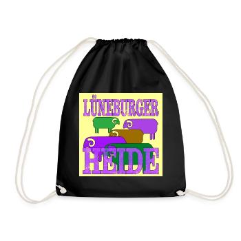 Lande de Lunebourg - Sac de sport léger - noir - Devant