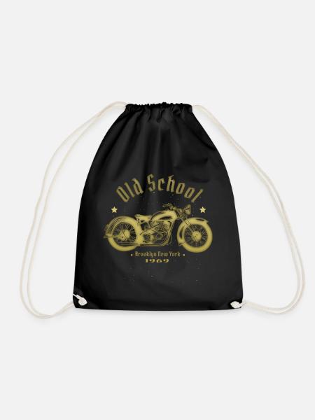 Old School Biker 1969 - Turnbeutel - Schwarz