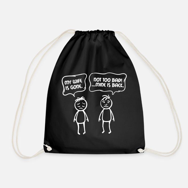 Partenariat relationnel Énonciations drôles Couples - Sac de sport léger - noir