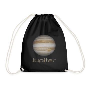 Jupiter - Turnbeutel - Schwarz - Vorne