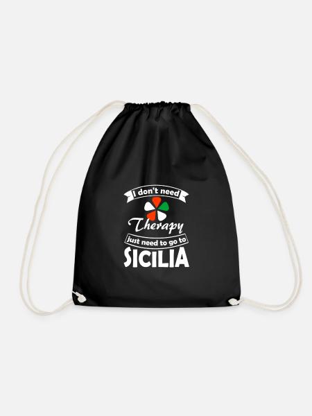 La Sicile - Sac de sport léger - noir