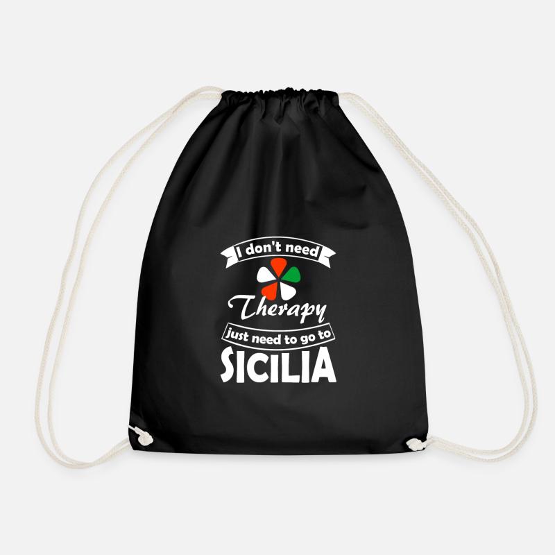 La Sicile - Sac de sport léger - noir