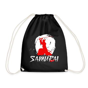 Balançoire d'épée de samouraï - Sac de sport léger - noir - Devant