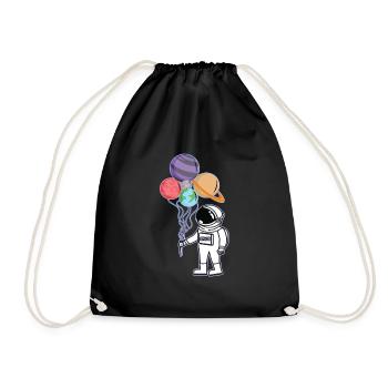 Astronaute espace extra-atmosphérique Nasa - Sac de sport léger - noir - Devant
