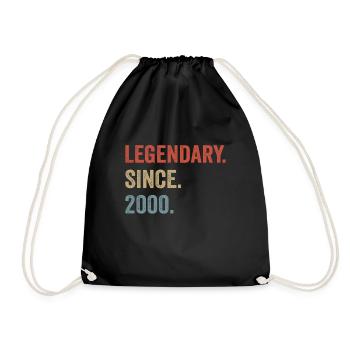 Legendary since 2000 - Turnbeutel - Schwarz - Vorne