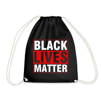 Black Lives Matter, Black Lives Matter - Turnbeutel - Schwarz - Vorne