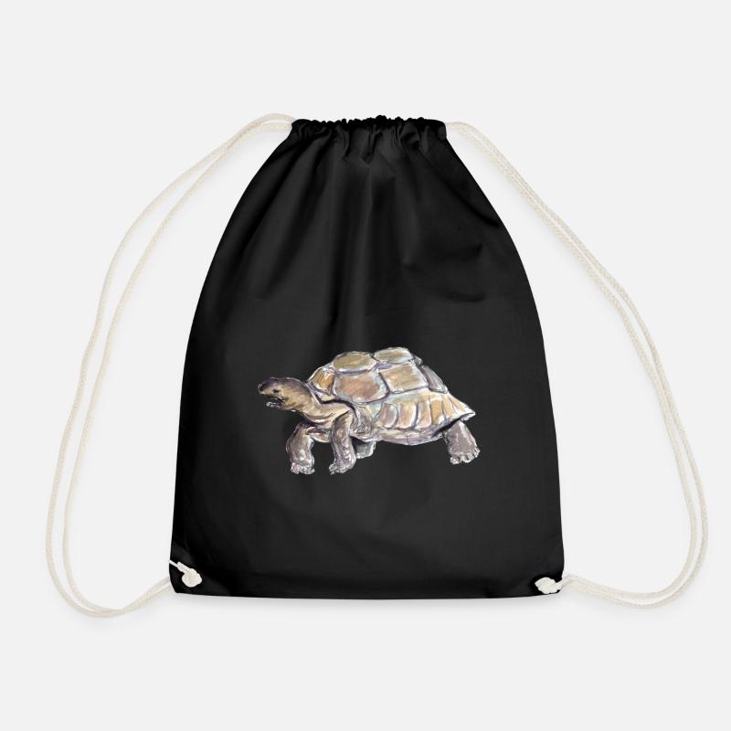 Schildkröte - Turnbeutel - Schwarz
