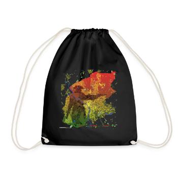 Dick Turpin Beyond the Sunset City Walls of York - Drawstring Bag - black - Front