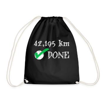 Marathon runner course course endurance jogging gym - Sac de sport léger - noir - Devant
