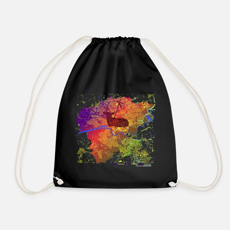 Preston Lamb Over the Midnight Ribble - Drawstring Bag - black