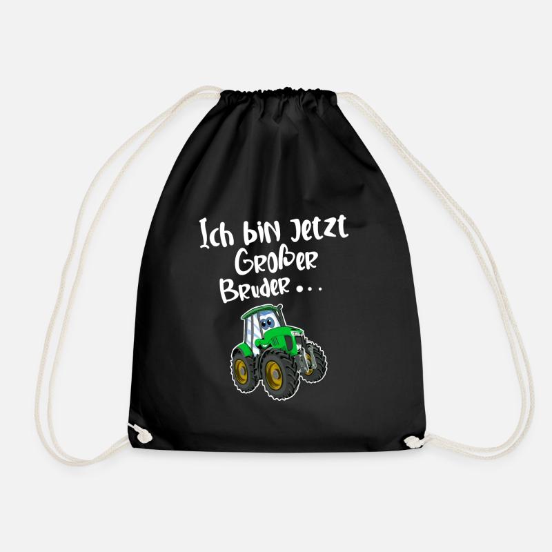Ich Bin Jetzt Großer Bruder - Turnbeutel - Schwarz