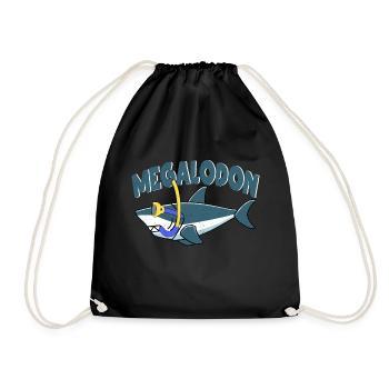 Megalodon Enfants Requin des Enfants Requins - Sac de sport léger - noir - Devant