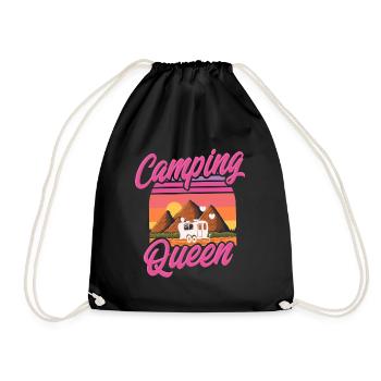 Camping Queen - Sac de sport léger - noir - Devant