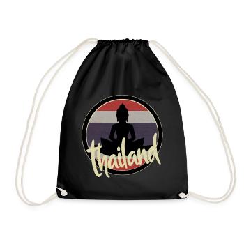 Thailand Shirt - Turnbeutel - Schwarz - Vorne